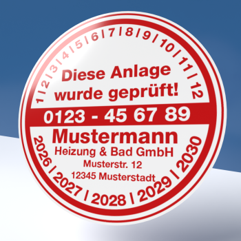 Preview: Plakette Geprüft 5